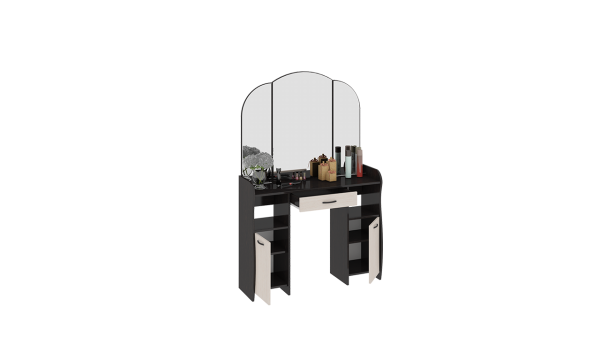Туалетный Столик с Зеркалом Софи №2 Разные Цвета/Ш-1068 × Г-330 × В-1620 мм