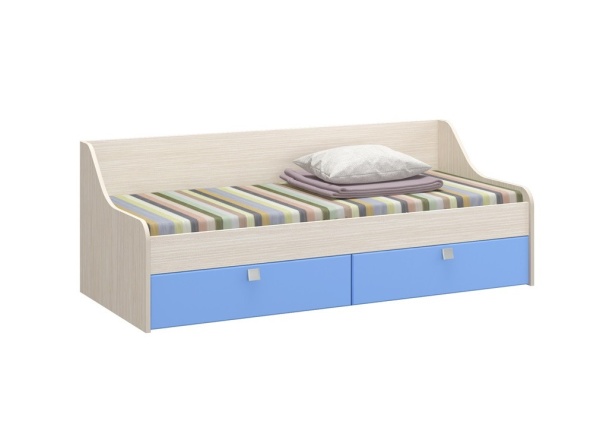 Детская Кровать Юнга-М МДФ (Ш-850 x В-650 x Д-1830 мм)/Разные Цвета